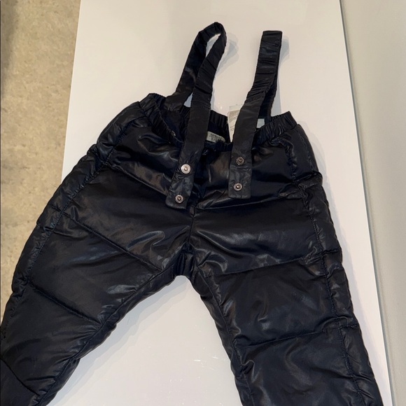 Cozy Black Kids Padded Joggers - Picture 4 of 9